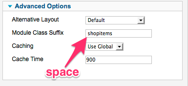 Include a trailing space